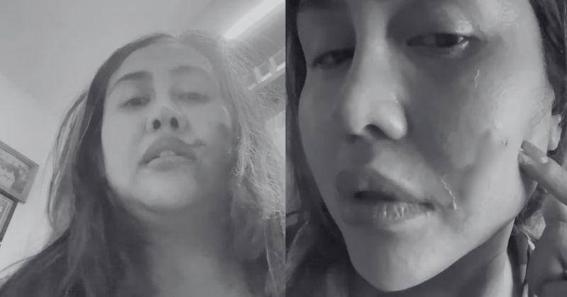 Demi kenyamanan pembaca, gambar yang menunjukkan luka telah diburamkan - Instagram.com/ratu_meta705